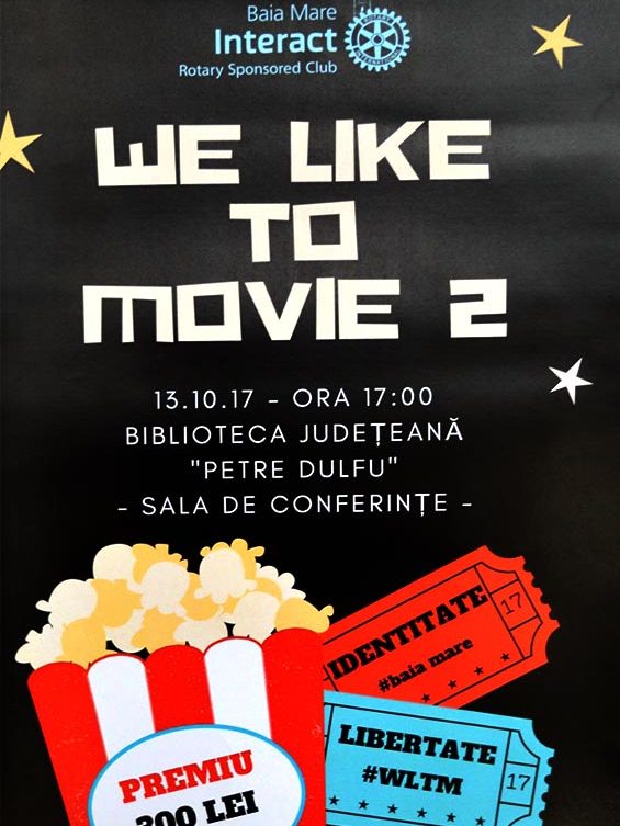 Concurs filme – We like to movie – 2017