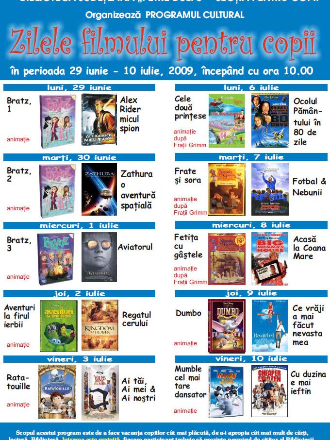 Zilele filmului pentru copii 2009