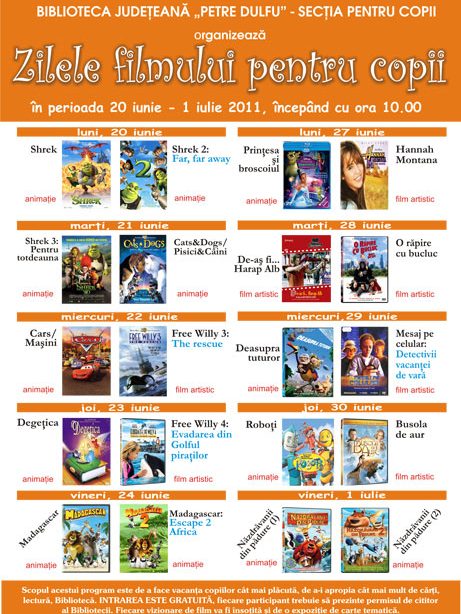 Zilele filmului pentru copii 2011