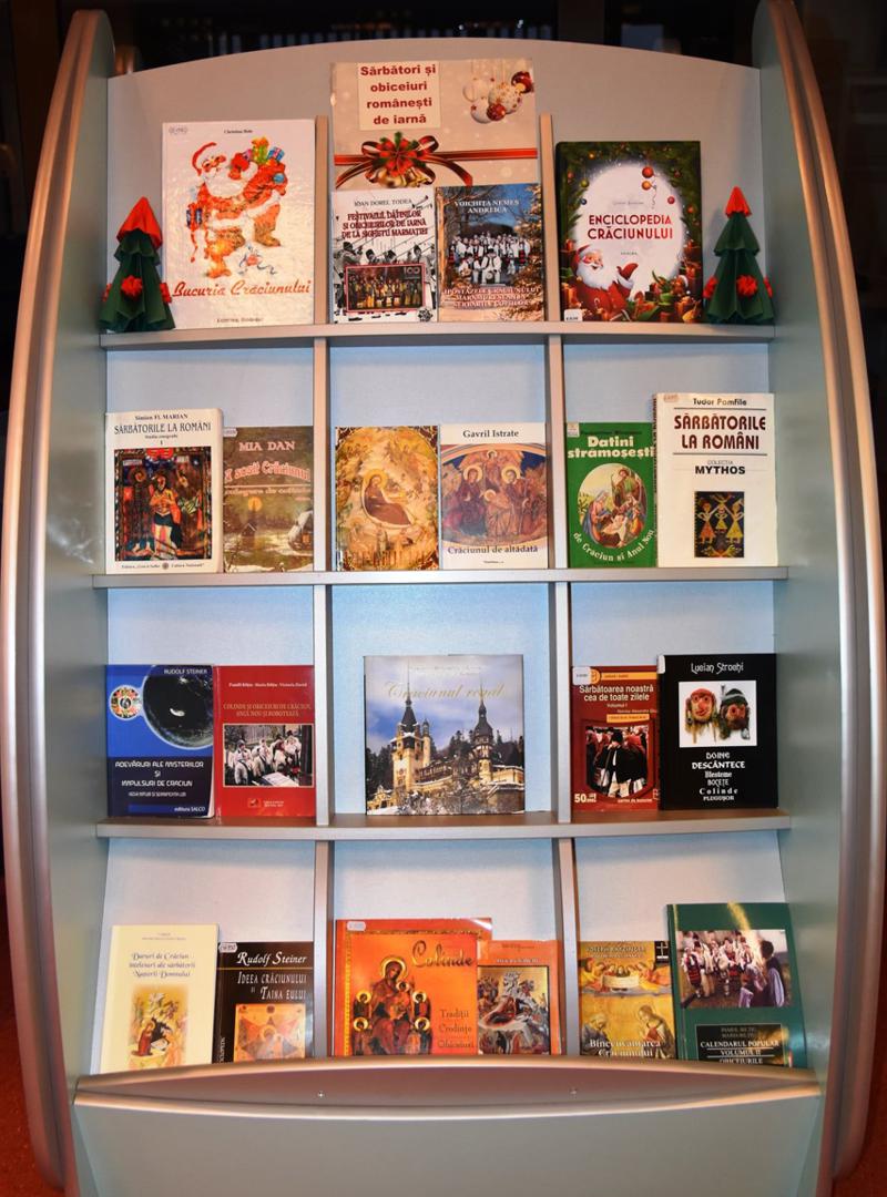 Expoziția de carte – Sărbători și obiceiuri românești de iarnă, 21 decembrie 2020