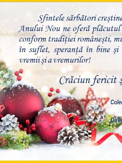 Sarbatori fericite 2020