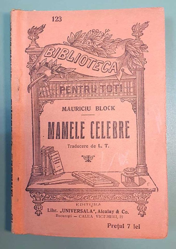 Mamele celebre, Mauriciu Block, București, 1924