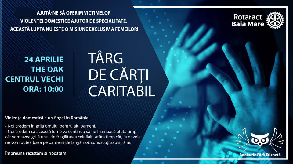 Târg de cărți caritabil Baia Mare, 24 aprilie 2021