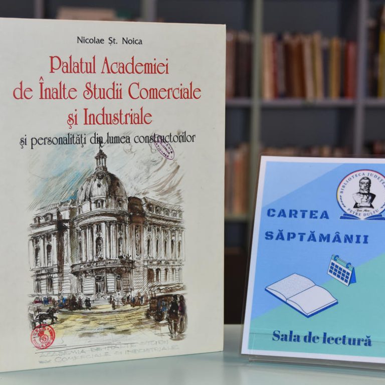 Nicolae Șt. Noica, Palatul Academiei de Înalte Studii Comerciale și Industriale și personalități din lumea constructorilor