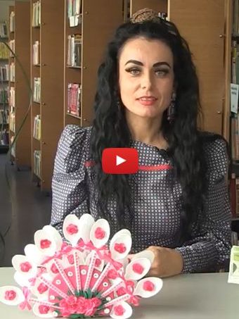 Csilla Temian, bibliotecară la Compartimentul Împrumut carte pentru adulți al BJPD