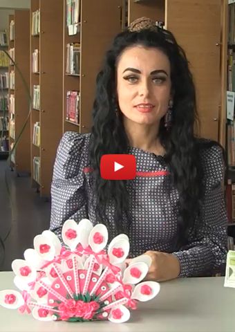 Csilla Temian, bibliotecară la Compartimentul Împrumut carte pentru adulți al BJPD