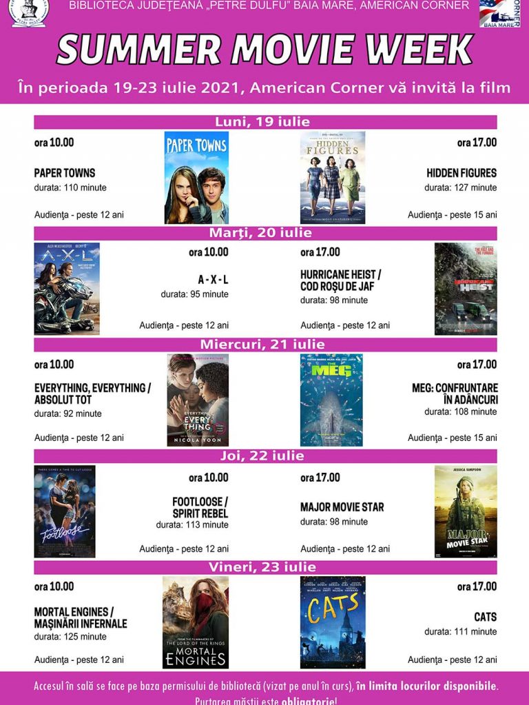 Afis Summer Movie Week – 2021