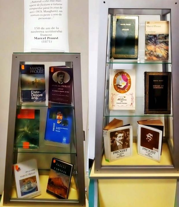 Expozitie de carte – Marcel Proust, Compartimentul Multiculturalia, 9 iunie 2021