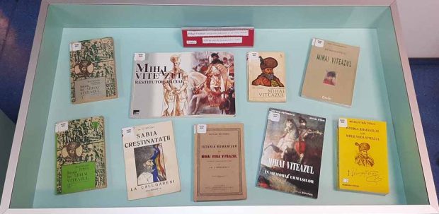 Vitrină de carte Mihai Viteazul, un geniu național și un erou martir, 9 august 1601