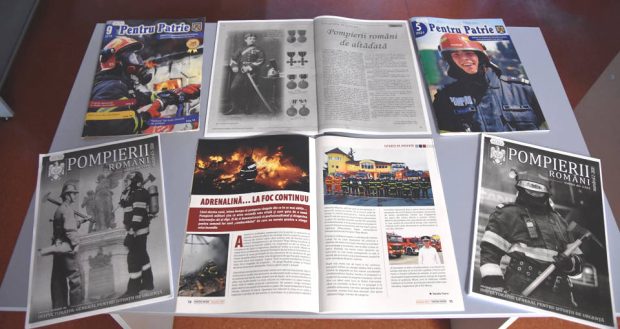 Ziua Pompierilor din România, Expoziţie de reviste realizată la BJPD, 13 septembrie 2021