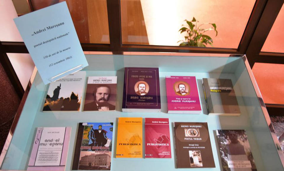 Andrei Mureșanu poetul deșteptării naționale – Vitrina de carte BJPD 12 octombrie 2021