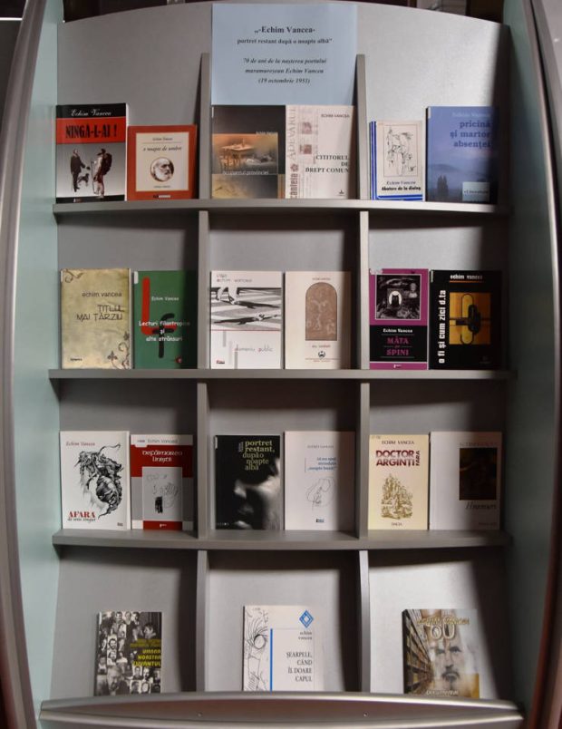 Expozițe de carte Echim Vancea – 70 de ani de la naștere (19 octombrie 1951)