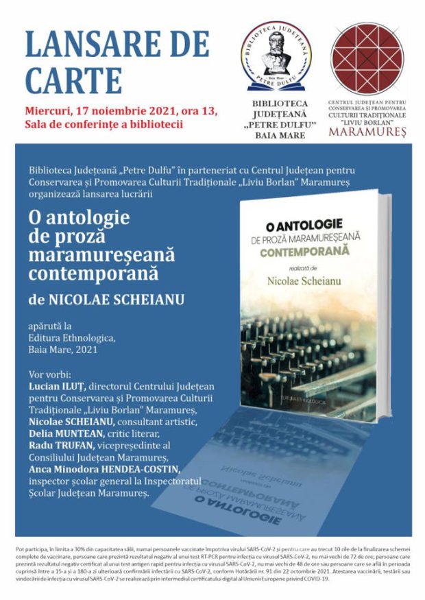 O antologie de proză maramureșeană contemporană, de Nicolae Scheianu