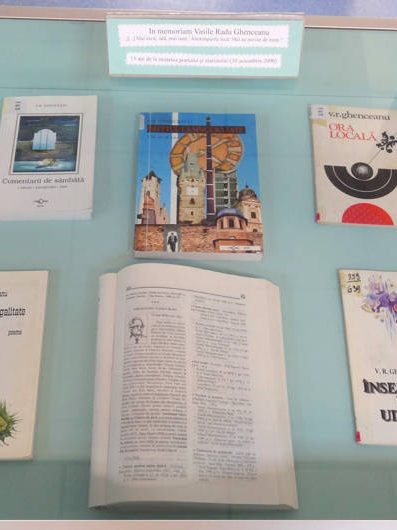 Vitrina de carte In memoriam Vasile Radu Ghenceanu (30 octombrie 2006)