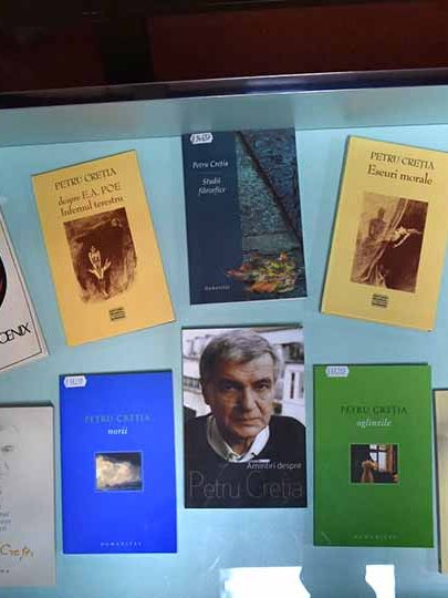 Petru Creția – 95 de ani – Vitrină de carte BJPD 21.01.2022