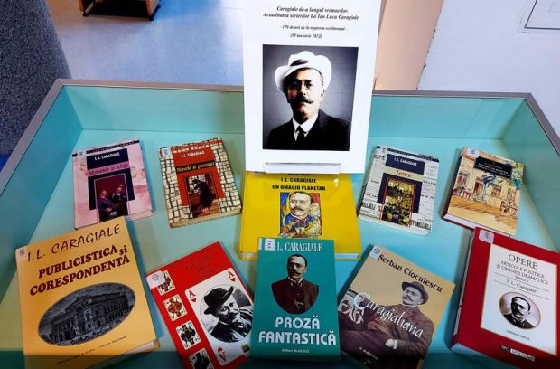 Vitrina de carte – Caragiale de-a lungul vremurilor – 170 de ani de la naşterea scriitorului