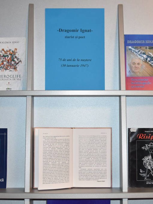 Vitrină de carte Dragomir Ignat – 75 de ani de la naștere (30 ianuarie 1947)