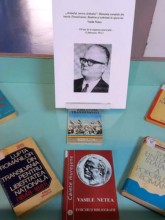 Vitrina de carte, Vasile Netea, 110 ani – 01.02.2022