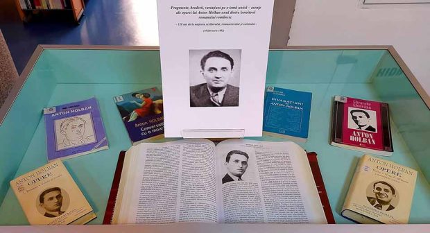 Vitrina de carte la BJPD – Anton Holban – 120 ani (10 feb 1902)
