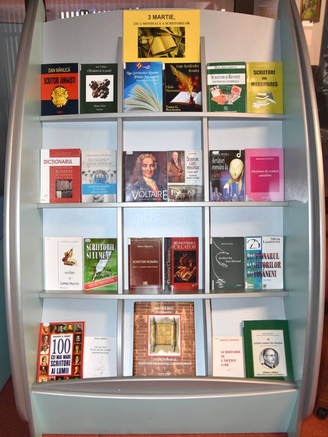 Expoziție de carte 3 martie – Ziua Mondială a Scriitorilor