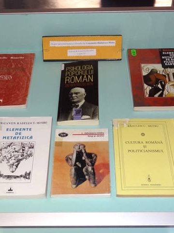 Vitrină de carte 65 de ani de la moartea filosofului Constantin Rădulescu-Motru, BJPD-06-03-22