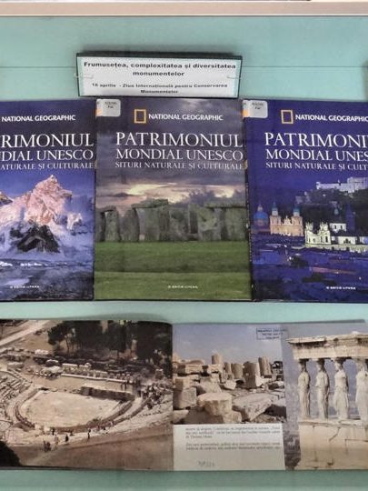 18 aprilie – Ziua Internațională pentru Conservarea Monumentelor – Vitrină de carte la BJPD