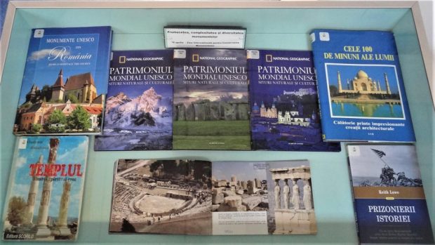 18 aprilie – Ziua Internațională pentru Conservarea Monumentelor – Vitrină de carte la BJPD