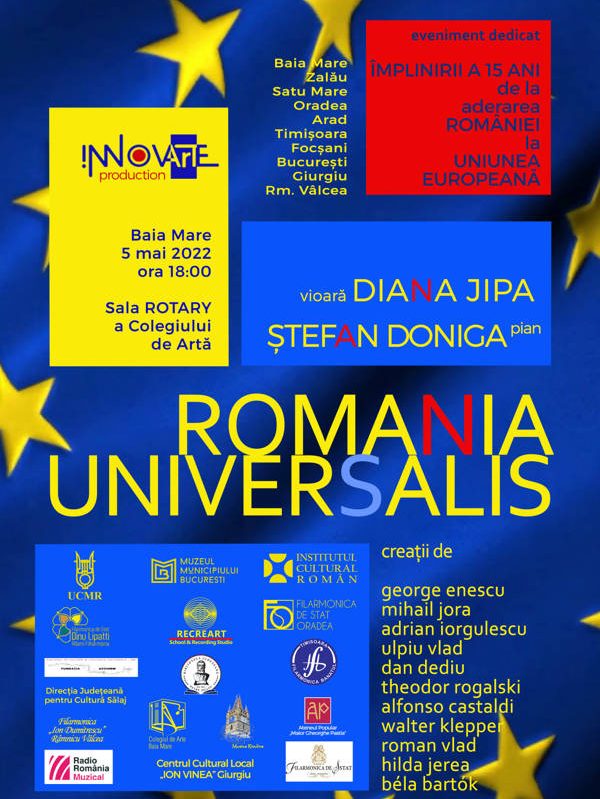Eveniment ROMANIA UNIVERSALIS, 5 mai 2022