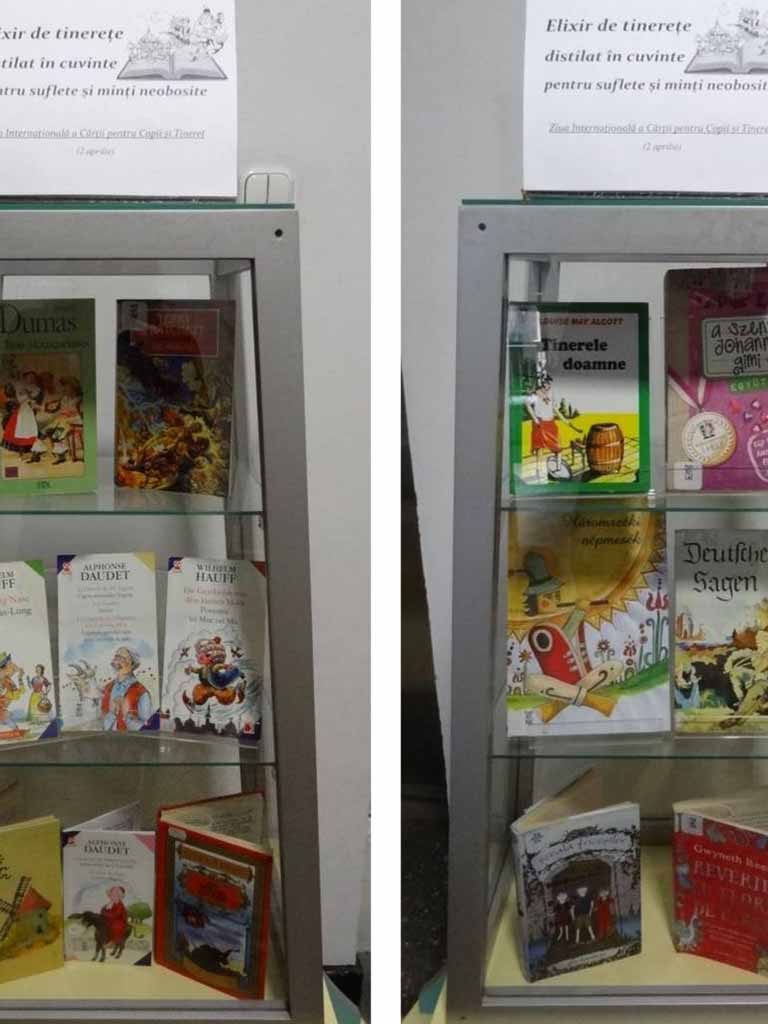 Vitrină de carte tematică – Elixir de tinerețe -BJPD-01-04-2022