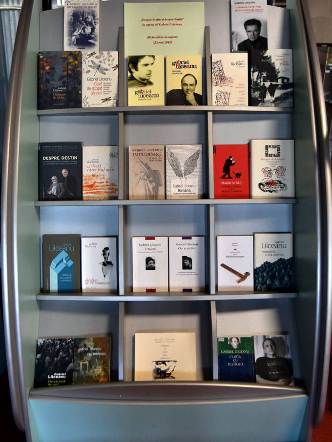 80 de ani de la nașterea scriitorului Gabriel Liiceanu – Expoziție de carte la BJPD 23-05-22