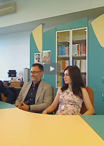 Conferința de presă ROMANIA UNIVERSALIS la biblioteca județeană, 05-05-2022