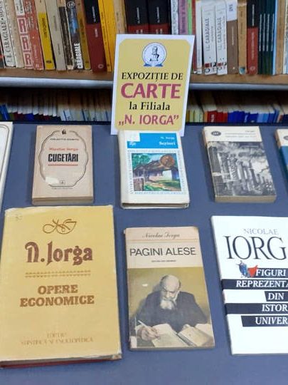 Expoziție de carte realizată la Filiala Iorga a BJPD (30 mai – 5 iunie 2022)