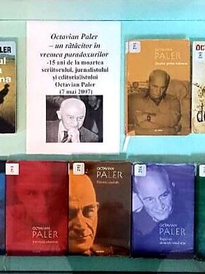 Vitrina de carte Octavian Paler -15 ani de la moarte – BJPD 07.05.2022