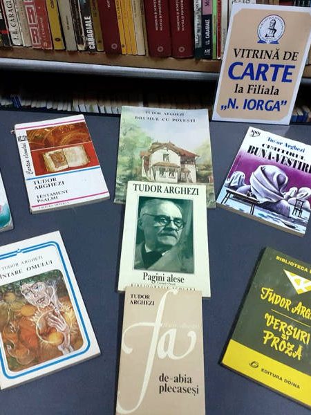 Vitrină de carte Tudor Arghezi – 16-22 mai 2022 la BJPD Filiala Iorga