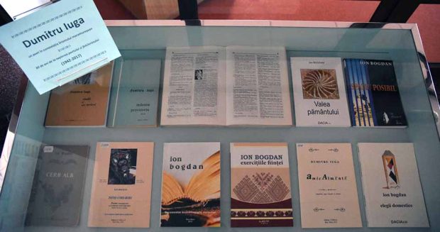 Dumitru Iuga, 80 de ani – Vitrină de carte la BJPD-07-08-22