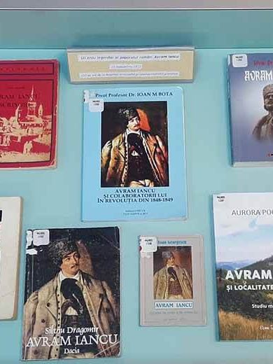 Vitrină de carte 150 de ani de la moartea lui Avram Iancu – BJPD 10-09-2022