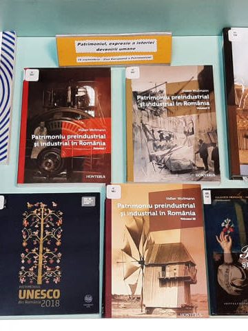 Ziua Europeană a Patrimoniului – 19 septembrie – Vitrină de carte la BJPD