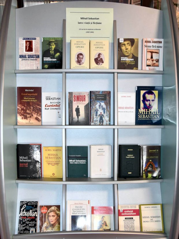 Expoziție de carte la BJPD – Mihail Sebastian, 115 ani – 18 octombrie 2022