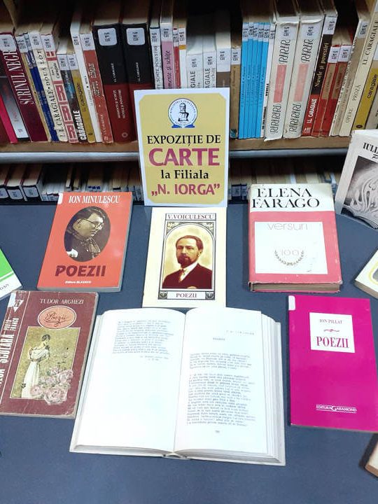 Expoziție de carte la Filiala Iorga a BJPD 17-23-10-22 – Emoţii de toamnă în poezie