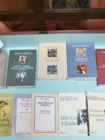 In memoriam Eugen Simion (25-05-1933 – 18-10-2022) – Vitrină de carte la BJPD