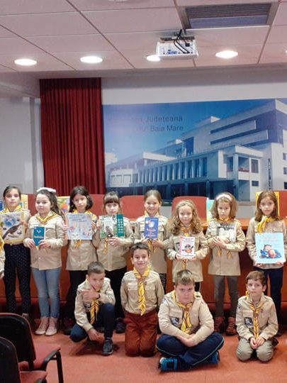 Cercetaşii Royal Rangers Baia Mare la Biblioteca Judeţeană Petre Dulfu – 05-11-22