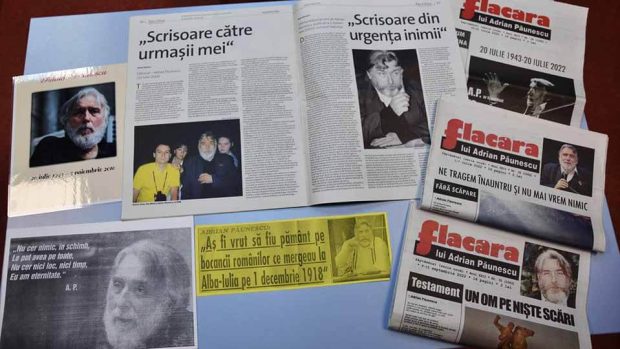 Expoziţie de reviste la BJPD – Adrian Păunescu – 05-11-2022