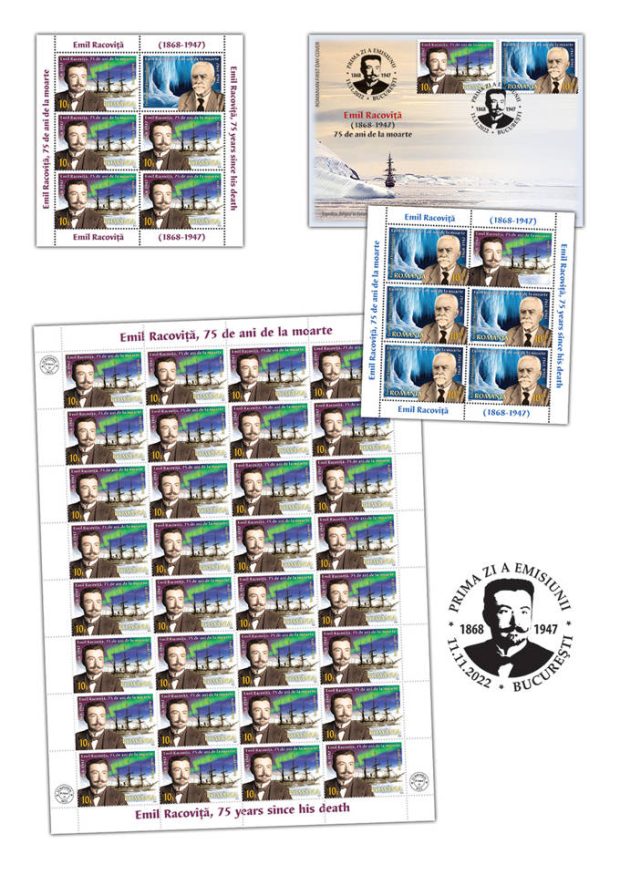 Romfilatelia dedică lui Emil Racoviță o o emisiune comemorativă – 11-11-22