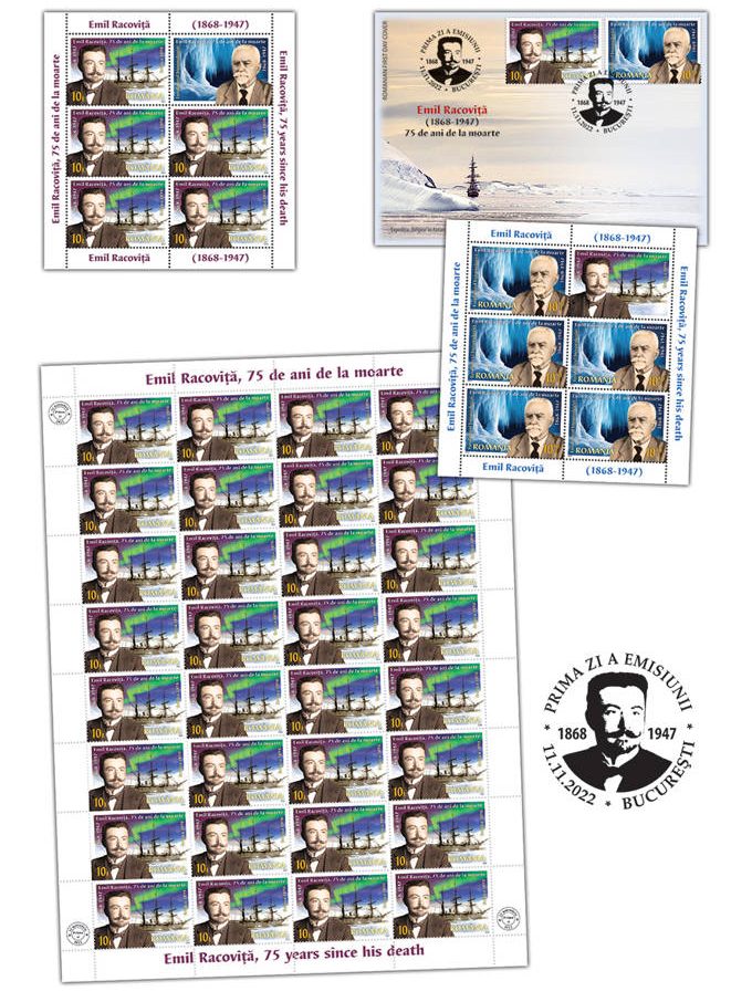 Romfilatelia dedică lui Emil Racoviță o o emisiune comemorativă – 11-11-22