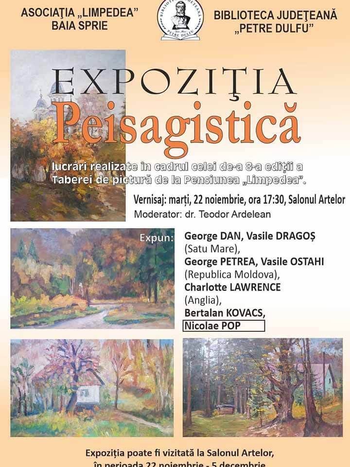 Vernisajul expoziției Peisagistică – Limpedea – BJPD 22-11-22
