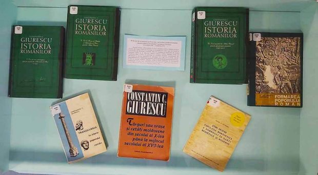 Vitrină de carte la BJPD – 45 de ani – istoricul și academicianul Constantin Giurescu, 13-11-2022