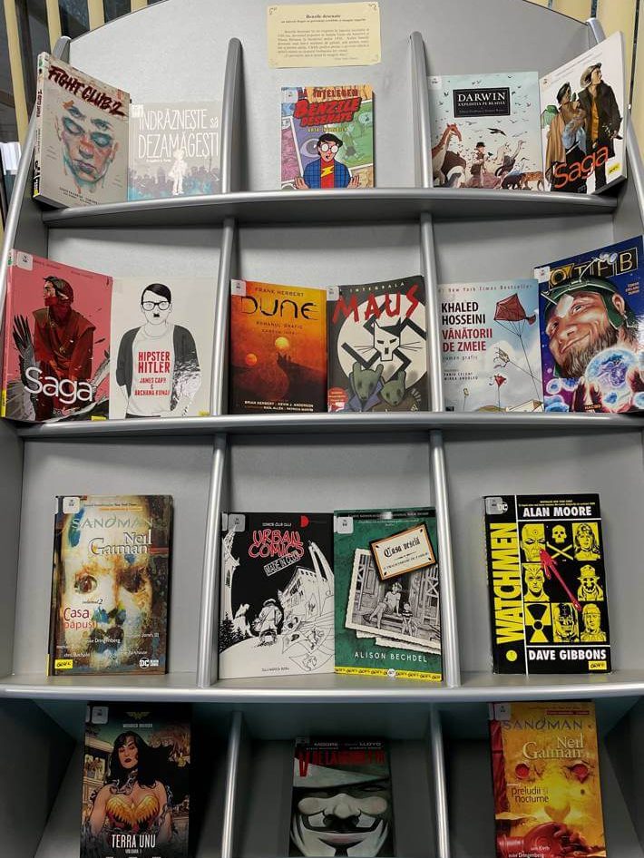 Expoziție de carte – Benzile desenate – BJPD 13-12-22