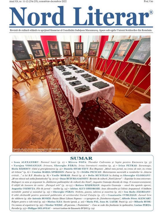 Revista ”Nord Literar” nr-10-11-2022