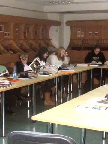 Activitate Colegiul de Arte la Biblioteca Județeană Petre Dulfu 31-01-2023