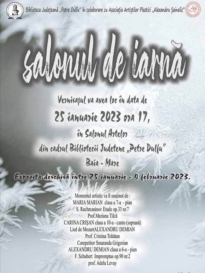 Vernisaj „Salonul de iarnă” 2023 – AAP-BJPD-25-01-23